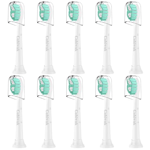 Toothbrush Heads for Philips Sonicare Replacement Heads, Replacement Brush Head Compatible with Phillips Sonicare Click-on 4100 5100 Electric Toothbrush, 10 Pack