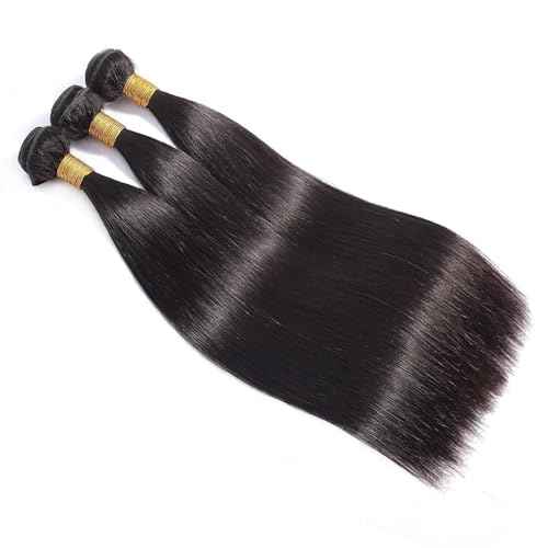 12A Straight Bundles Human Hair 24 26 28 Inch 3 Bundles Human Hair Straight Human Hair Bundles 100% Unprocessed Brazilian Virgin Human Hair Extension