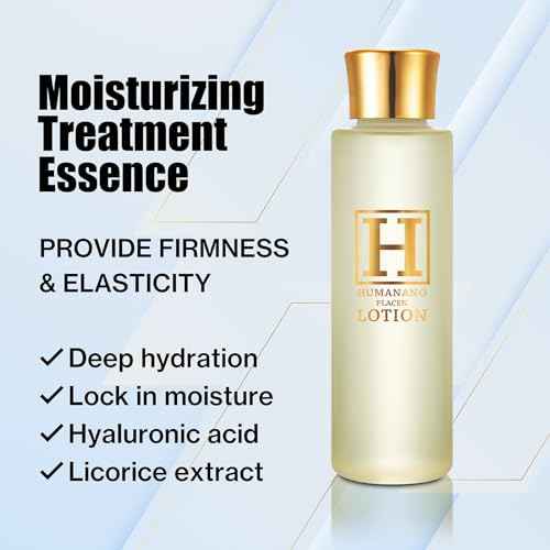 Japanese Placen Facial Treatment Essence Lotion, Water-Based, EGF, FGF, HUMANANO, Fragrances Free, Mineral Oil Free, Cruelty Free (1month 5.07 fl oz)