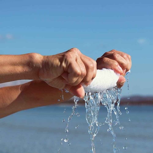 SOFT TEXTILES 24 Pack Cotton Washcloths Set - 100% Ring Spun Cotton, Premium Quality Flannel Face Cloths, Highly Absorbent and Soft Feel Fingertip Towels (White)