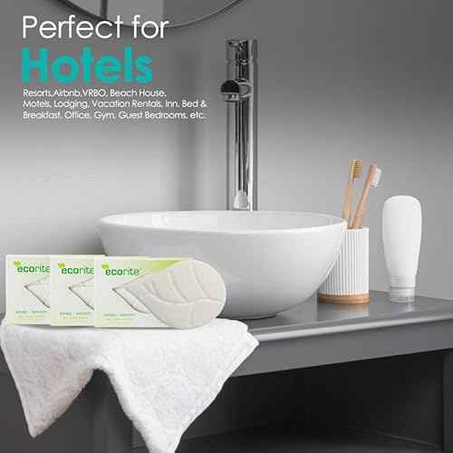 World Amenities Ecorite Leaf Soap - Case of 288 - Single Use Hand Washing Bar Soap