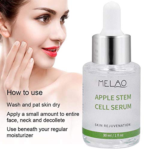 AKARY Face Skin Care Serum Apple Stem Cell Liquid for Firm Skin, Removing Acne, Cleaning Pores, Restore Skin Elasticity, Even Skin Tone, Eye Area, Fine Lines – Natural and Moisturizing