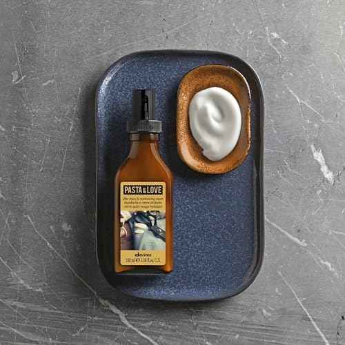 Davines Pasta & Love Men's After Shave & Moisturizing Cream, Hydrating and Soothing with Babassu and Karite Butter, 3.38 fl. Oz.