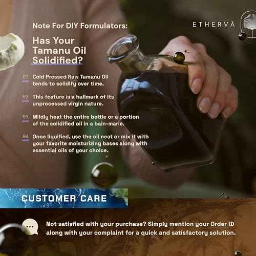 Tamanu Oil | No Chemicals | Natural Scent | Unrefined, Raw, Cold Pressed, Solidifies in Winter | Wild Grown Organic Indian Origin | DIY Face, Body, Scalp & Hair | Aluminium Bottle 20.9 Fl Oz