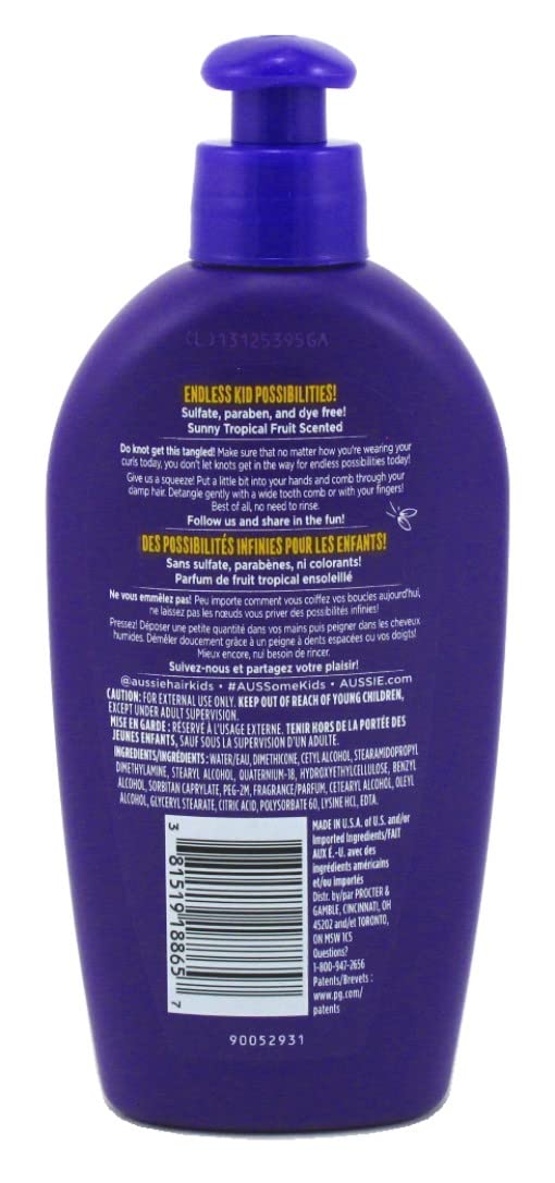 Aussie Kids Curly Detangling Milk 6.7 Ounce (200ml)