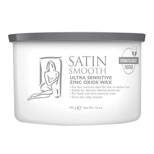 Gigi Solution - Gigi Small & Large Muslin Strips AND Satin Smooth Zinc Oxide Hair Removal Wax