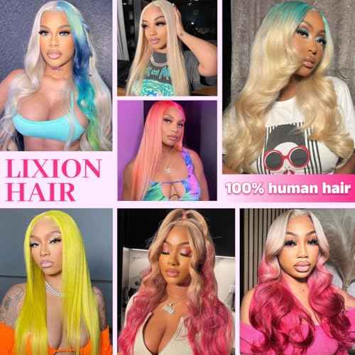 613 Straight Bundles Human Hair 16 18 20 Inch Blonde Bundle Human Hair 3 Bundles 14A Grade 100% Unprocessed Brazilian Virgin Raw Hair Weave Extensions for women 100g