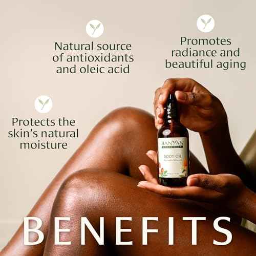 Banyan Botanicals Body Oil ? Lightweight & Non-Greasy Body Oil ? Ayurvedic Skin Care with Organic Jojoba Oil & Herbs for Soft, Smooth Skin ? 4 oz ? Non-GMO, Cruelty Free, Paraben Free Massage Oil