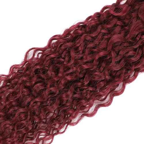 Burgundy Bundles Human Hair 99j Water Wave Bundles 18 20 22 inch Red Bundle Dark Burgundy Water Wave Bundle
