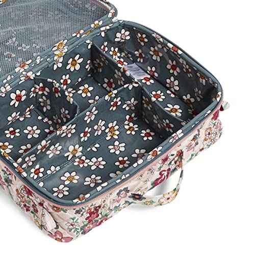 Women's Cotton Grand Vanity Toiletry Makeup Organizer Case Bag