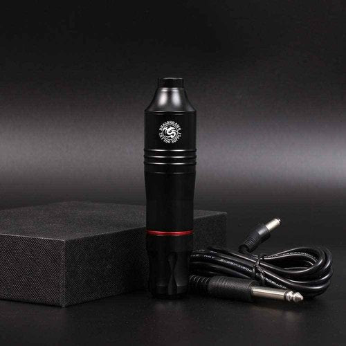 Dragonhawk Cartridge Tattoo Machine Kit Pen Rotary Tattoo Machine Cartridge Needles Power Supply for Tattoo Artists 1013-7 (Atom)