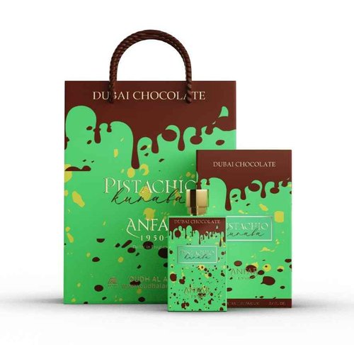 AROMA CONCEPTS | Dubai Chocolate Perfume Pistachio Kunafa Fragrance EDP 2.7 Fl Oz | Unisex Sweet Gourmand Perfume with Chocolate, Caramel & Pistachio | Arabian Dessert-Inspired Luxury Scent