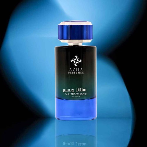 Azha Sultan's Whisper For Him Eau De Parfum Spray 100ML (3.4 OZ) Long Lasting Arabian Perfume For Men - A Regal Blend of Spices, Smoke, Vanilla, Tonka, Amber & Rich Fragrance - Signature Perfume Men