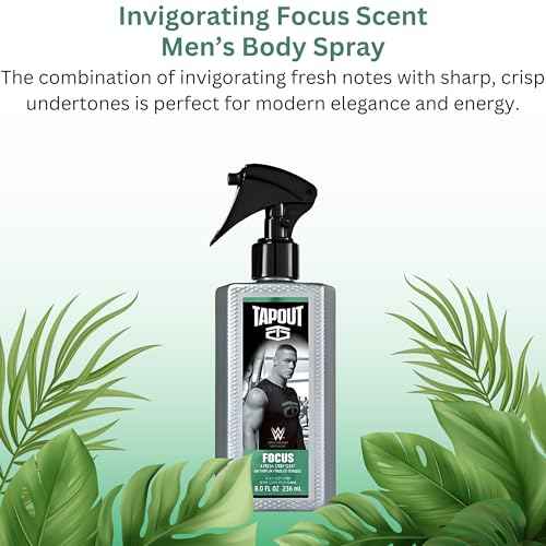 Tapout Body Spray for Men ? Fragrance Variety Set, 6-Pack Gift Collection, 8 Ounces Each