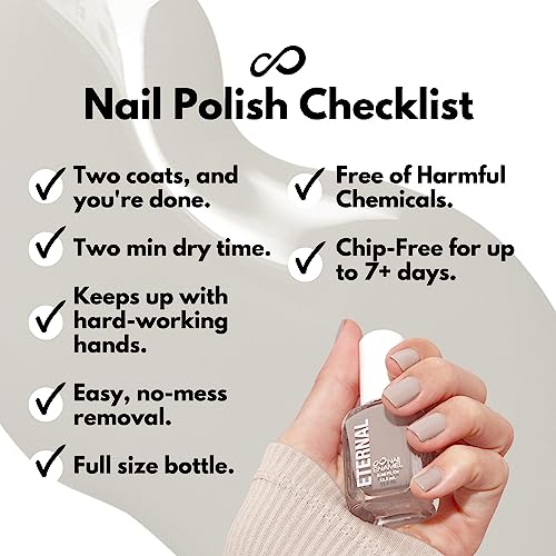 Eternal Brown Nail Polish Set for Women (BEACH WALK) - Beige Nail Polish Set for Girls - Long Lasting & Quick Dry Nail Polish Kit for Home DIY Manicure & Pedicure - Made in USA, 13.5mL (Set of 4)