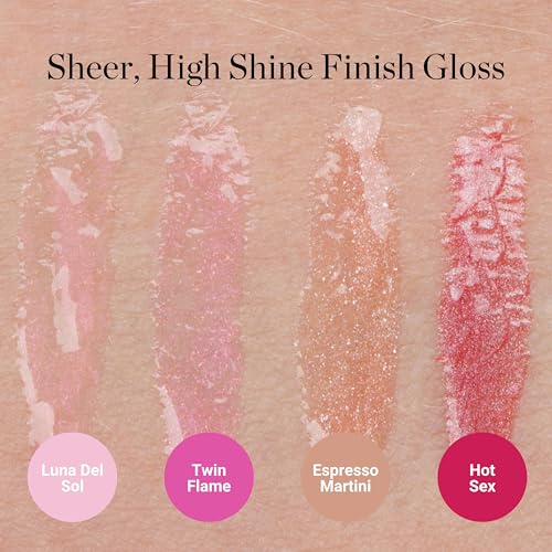 Sharon Nicole Nude High Gloss, Long Lasting, Moisturizing Lip Gloss | Provides All Day Comfort & Wear | Cruelty Free | Beauty Made in Italy Shade Espresso Martini