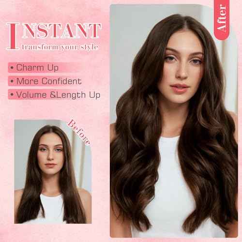S-noilite Clip in Hair Extensions Human Hair, Natural Black Remy Hair Extensions Double Weft Silky Straight 10 Inch Short Black Human Hair Extensions Clip ins for Women 110grams 8pcs(#1B)