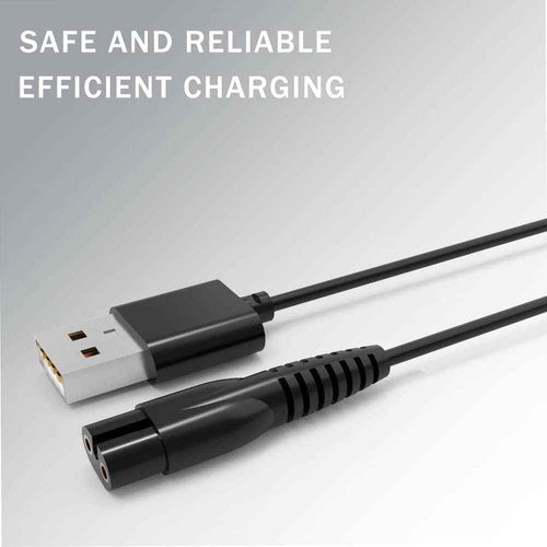 OGMWIN Replacement Power Cord for Manspot Men‘s Premium Body Trimmer USB Charger Charging Cable