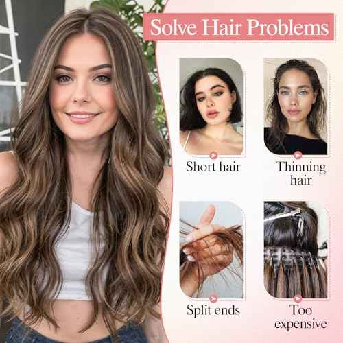 SEGO One Piece Clip in Extensions, 5 Clips Real Human Hair Extensions, Long Straight, 24 inches, #02 Dark Brown