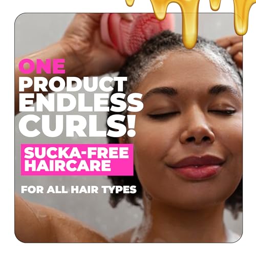 The Doux Curly Hair Shampoo with Honey, Aloe & Vitamins ? Ultra-Moisturizing Cleanser for Natural Hair, Frizz Control & Scalp Care ? LADIES FIRST Shampoo for Curly Hair & Coils