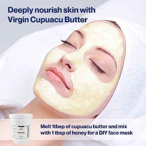 uh*Roh*Muh 100% Pure Virgin 32 fl oz Cupuacu Butter from Brazil - Unrefined, Ultra-Moisturizing & Nourishing for Skin and Hair - Ideal for DIY Skincare & Haircare(Net Wt: 0.8 kgs/1.75 lb)