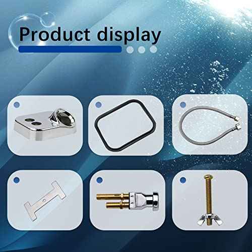 Salon Shampoo Bowl Faucet Vacuum Breaker Kit, Salon Shampoo Bowl Salon Sink Faucet & Vacuum Breaker with Sprayer and Hose for Shampoo Bed,Hair Salon Sink Faucet Sprayer Hose Set