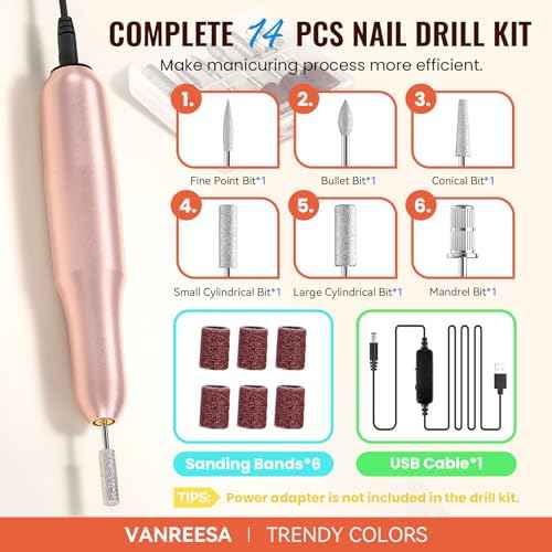 VANREESA Gel Nail Polish Kit with U V Light and Nail Drill Kit 75 Pcs Gel Polish Nail Set 45 All Season Colors Nail Polish Set Base Coat & 4 Effects Top Coat Complete Nail Kit Gifts for Women