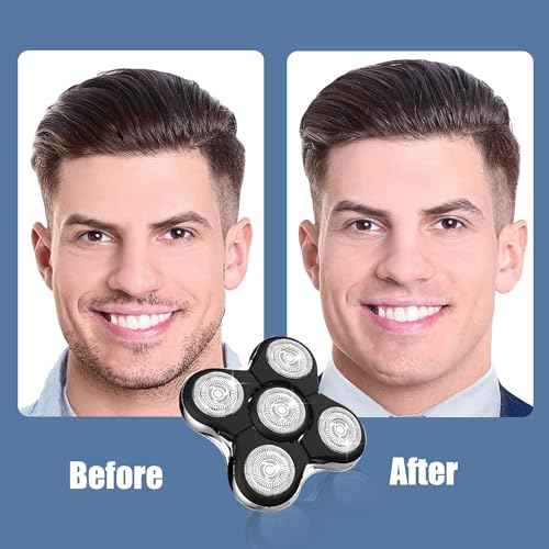 Balder Pro Shaver Peplacement Heads for Remington Balder Pro Head Shaver Model XR7000/XR1500/XR1501 Electric Shaving for Bald Men,4 Pack