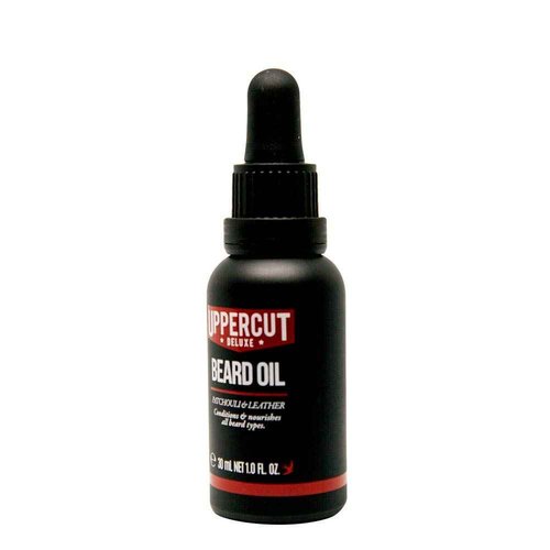 UPPERCUT DELUXE Conditioning Beard Oil, Patchouli & Leather Scent, 1 fl. oz. (Pack of 2)
