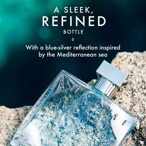 Azzaro Chrome Eau de Toilette - Fresh Aquatic Mens Cologne - Citrus, Woody, Musky Fragrance -Fresh Notes of Bergamot - Everyday Wear - Classic Summer Beach Scent - Luxury Perfumes for Men