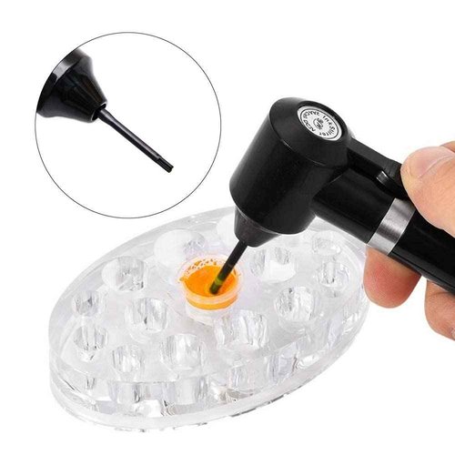 SOTICA 100Pcs Tattoo Ink Mixer Machine Kit - Tattoo Ink Mixer with 100PCS Mixing Sticks Set Pigment Agitator Ink Mixer Sticks for Tattoo Accessories Tattoo Supplies