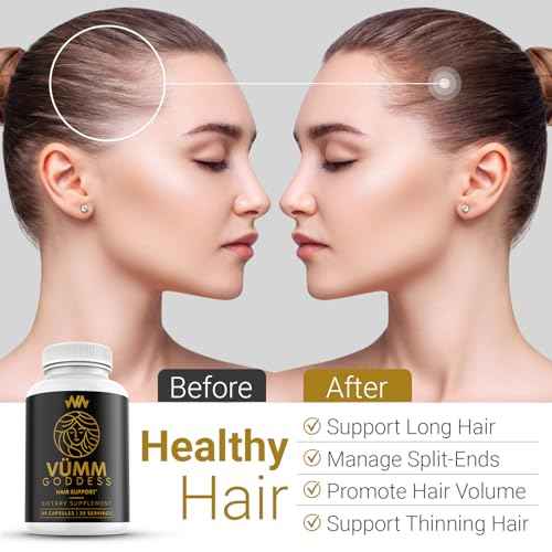 Womens Hair Growth Supplement | Thicker Fuller Hair Support for Thinning Hair and Hair Loss Vitamins | Warped Wellness V?mm Goddess