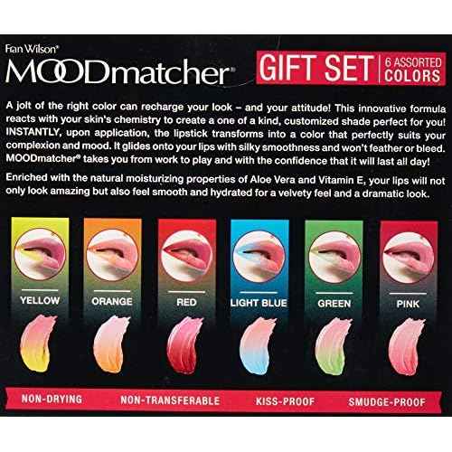 MOODmatcher original Color Changing Lipstick ? 12 Hours Long-Lasting, Moisturizing, Smudge-Proof, Easy to Apply Creamy Lipstick, Glamorous Personalized Color, Premium Quality ? Made in USA