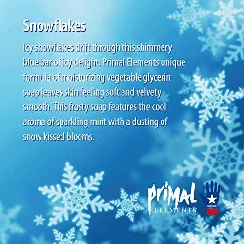 Primal Elements Soap Loaf, Snowflakes, 5.5 Pound
