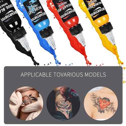 Tattoo Ink Set Professional 14 Colors 1oz (30ml) Vegan-Friendly Pigment Tattoo Ink Supplies
