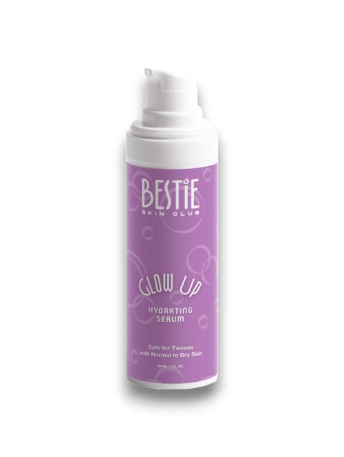 Bestie Skin Club Glow Up Hydrating Serum, Natural Certified, Floral Scent