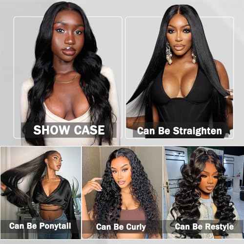 ZGWG Bundles Human Hair 20 22 24 Inch 3 Bundles Human Hair Body Wave 12A Grade Soft And Full