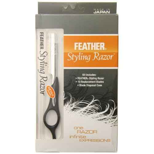 Feather Detail Razor with Standart Kit, Black