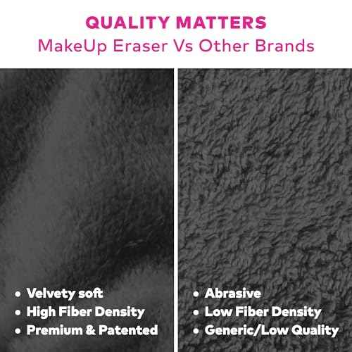 Makeup Eraser, 7-Day Set, Erase All Makeup with Just Water, Including Waterproof Mascara, Eyeliner, Foundation, Lipstick, Sunscreen, and More Harry Potter, 7ct