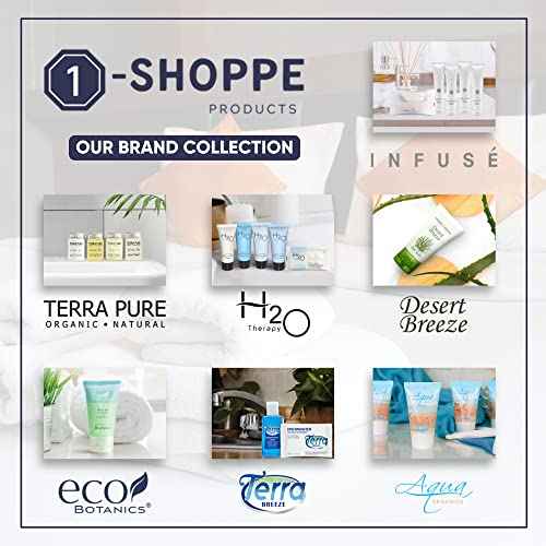 Terra Pure Bar Soap, Travel Size Hotel Amenities, 0.6 oz (Pack of 100)