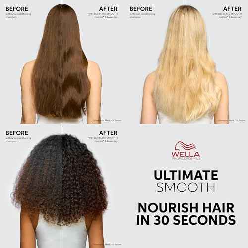 Wella Professionals ULTIMATE SMOOTH Miracle Oil Serum for Dry, Dull & Frizzy Hair | Nourishes, Smooths & Adds a Silky Shine | With Squalane & Omega 9 | Heat Protectant | Color Safe