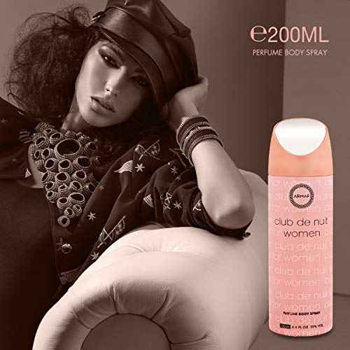 Armaf Club De Nuit for Women 2-Piece Set, (3.4 Ounce Eau De Parfum spray + 6.8 Ounce perfume Body Spray)