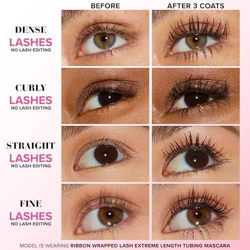 Too Faced Storybook Lashes Travel Size Mascara Set | Better Than Sex + Ribbon Wrapped Lash Tubing Mini Mascara Gift Set