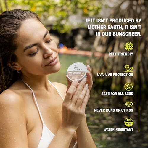 Raw Element Ultra-Moisturizing Tinted Face Cream, Non Toxic Mineral Face Sunscreen, Daily Tinted Moisturizer, Non-Nano Zinc Oxide, Reef Friendly, All Ages, SPF 30, 1.8 oz, Bronze, Pack of 1