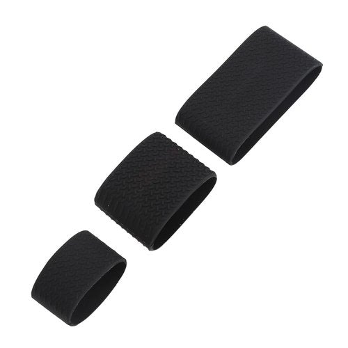 3pcs Heat Silicone Clipper Bands, Anti Slip Shock Absorbing Universal Clipper Trimmer Grips Sleeve for Professional Barber Shop, Beautiful and Comfortable
