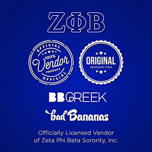 Bad Bananas - Zeta Phi Beta Amicae - Cosmetic Case, Makeup Pouch, Bag - Personalized - Sorority Paraphernalia