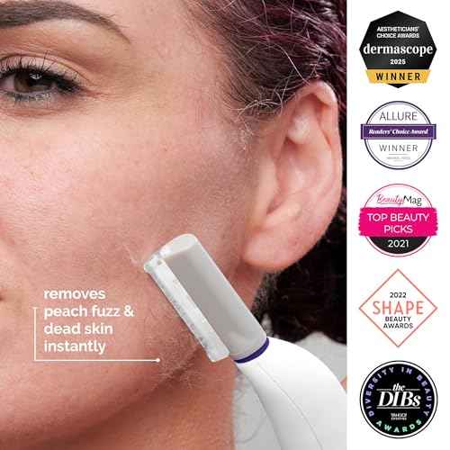 Michael Todd Beauty - Sonicsmooth ? SONIC Technology Dermaplaning Tool - 2 in 1 Women¡¯s Facial Exfoliation & Peach Fuzz Hair Removal System with 8 Weeks of Dermaplaning Blades