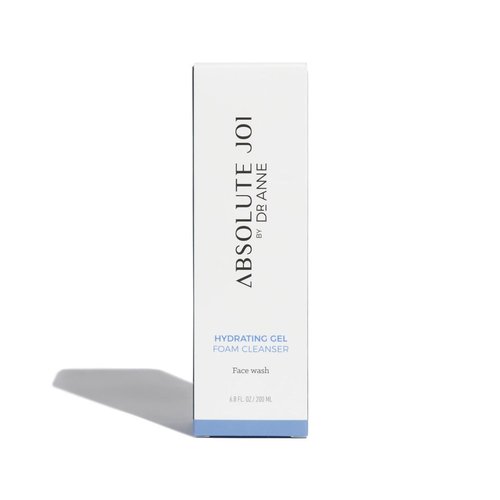 AbsoluteJOI Gentle Foaming Hydrating Facial Cleanser with Glycerin. Soap-Free Face Wash, pH-Balanced and Fragrance Free for All Skin Types. 200ml Bottle
