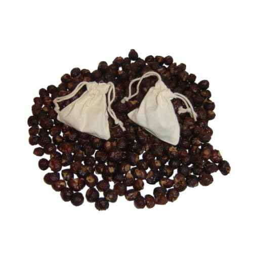 3 Pounds Organic De-seeded Soap Berries/Soap Nuts +2 Wash Bags