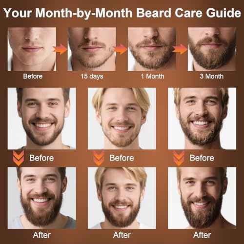 XIKEZAN Mens Gifts, Beard Grooming Kit with Sweet Orange Beard Wash,Oil, Conditioner,Balm,Brush,Comb,Cool Mens Christmas Secret Santa Gifts for Dad Husband Grandpa Boyfriend Him Stocking Stuffers
